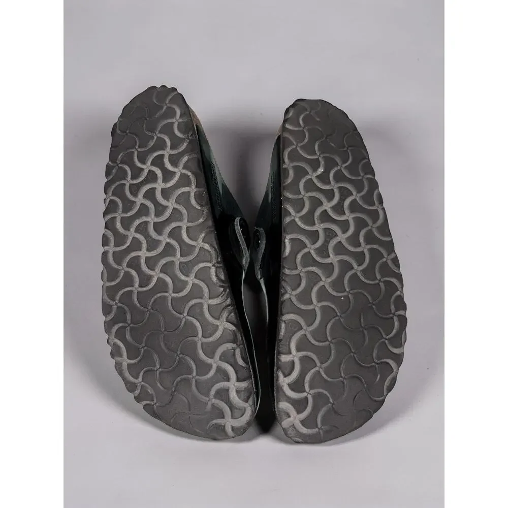 Birkenstock Boston Black Patent Leather Clogs Womens EU 38 US 7-7.5